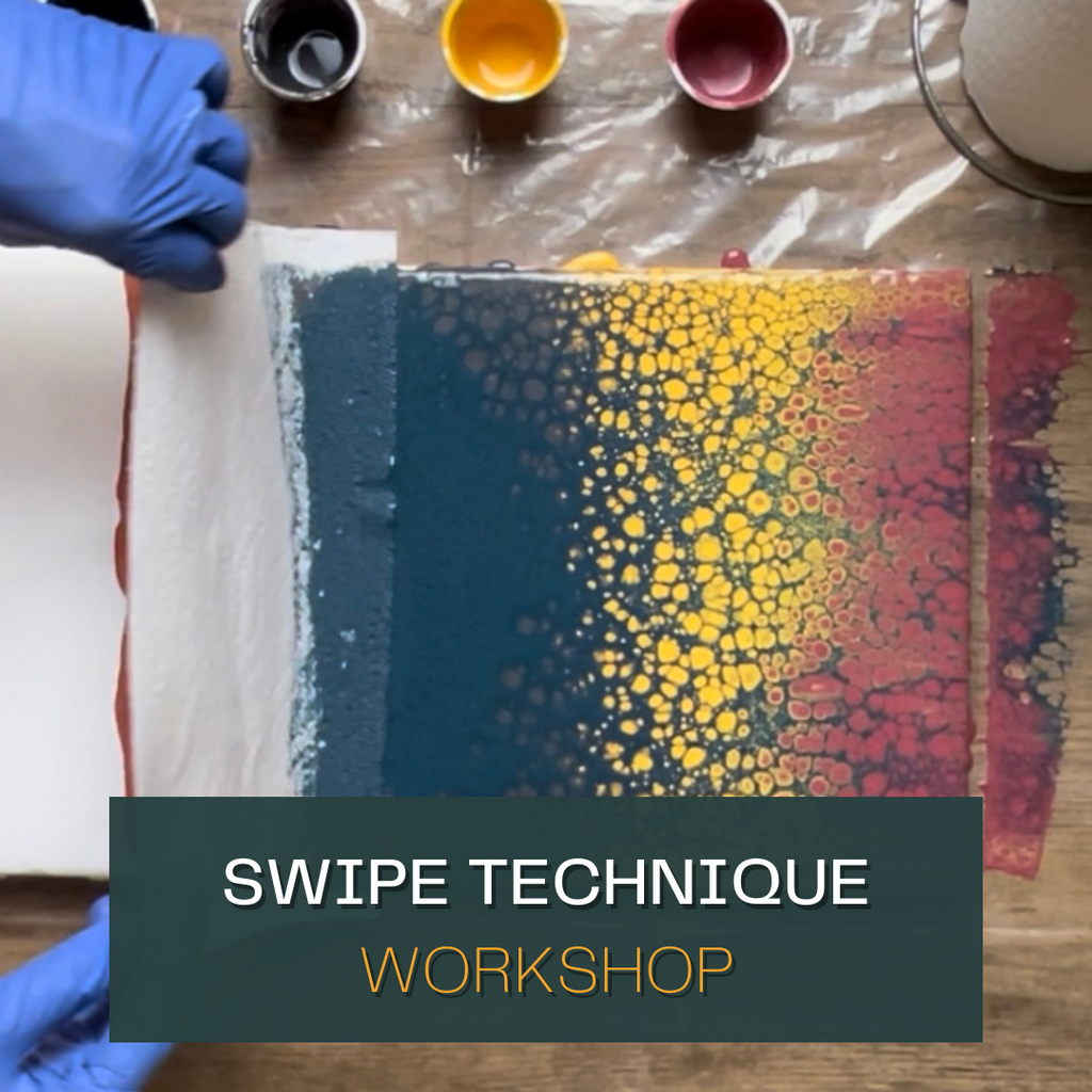 Swipe Flow Painting Technique