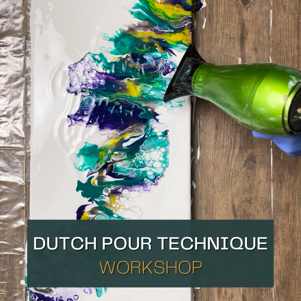 Dutch Pour Fluid Painting Technique